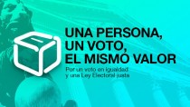 Una persona, un voto, el mismo valor (imagen)