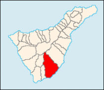 Granadilla de Abona (mapa de Tenerife 1)